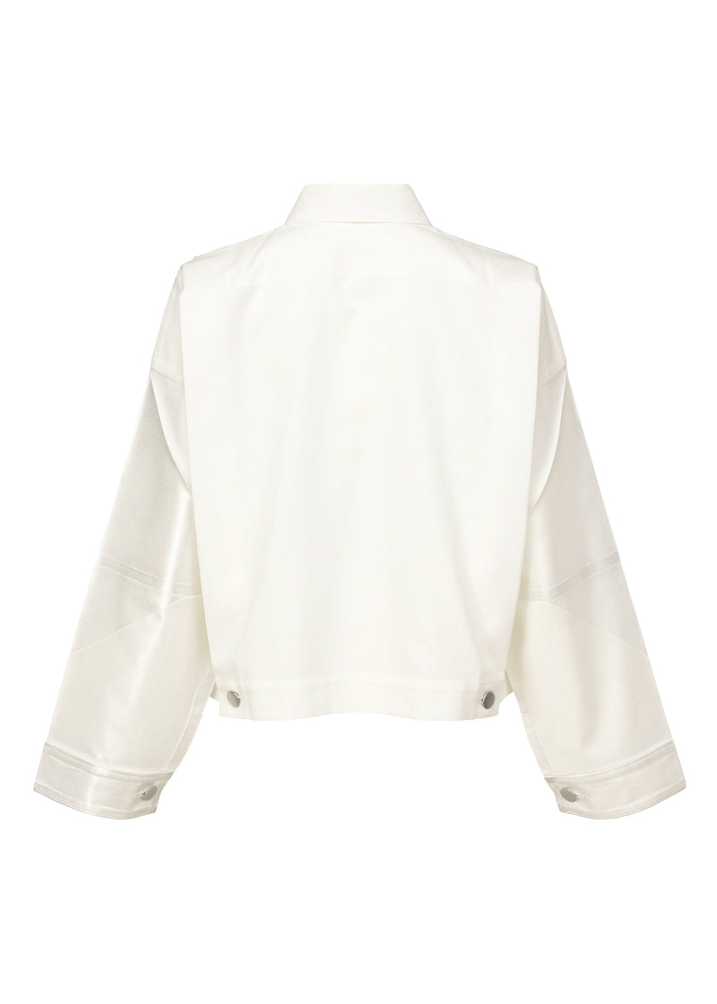 TUCKED FOIL Jacket White