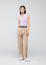 OBLIQUE FOLD BOTTOMS Trousers Pink