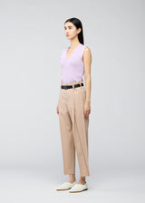 OBLIQUE FOLD BOTTOMS Trousers Pink