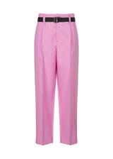 OBLIQUE FOLD BOTTOMS Trousers Pink