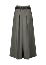 OBLIQUE FOLD BOTTOMS Trousers Dark Grey