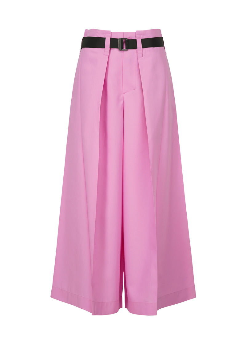 OBLIQUE FOLD BOTTOMS Trousers Pink