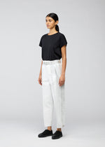 TUCKED FOIL Trousers Black