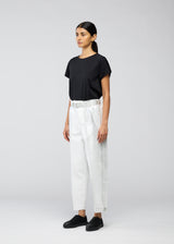 TUCKED FOIL Trousers Black