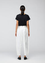 TUCKED FOIL Trousers Black