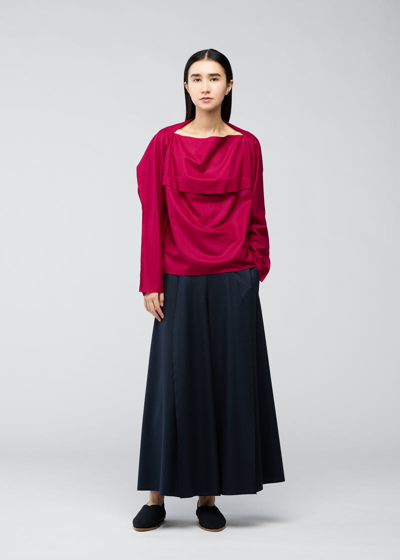 CLEANCUT WOOL Trousers Dark Magenta