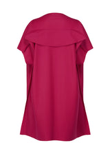 CLEANCUT WOOL Dress Dark Magenta