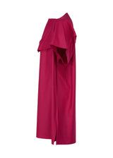 CLEANCUT WOOL Dress Dark Magenta