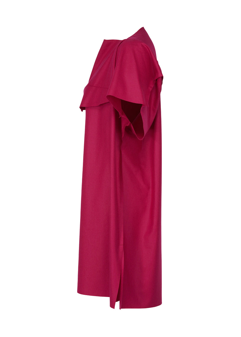 CLEANCUT WOOL Dress Dark Magenta