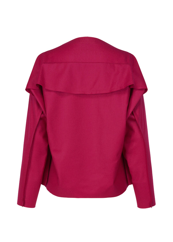 CLEANCUT WOOL Shirt Dark Magenta