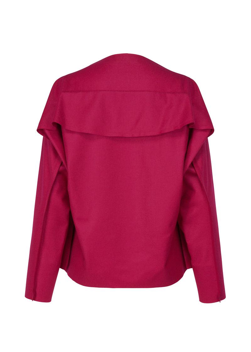 CLEANCUT WOOL Shirt Dark Magenta