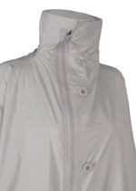 A detail shot of the 132 5. Issey Miyake FLAT WIND COAT coat.