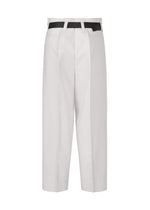 A detail shot of the 132 5. Issey Miyake 132 5. FLAT 1 trousers.