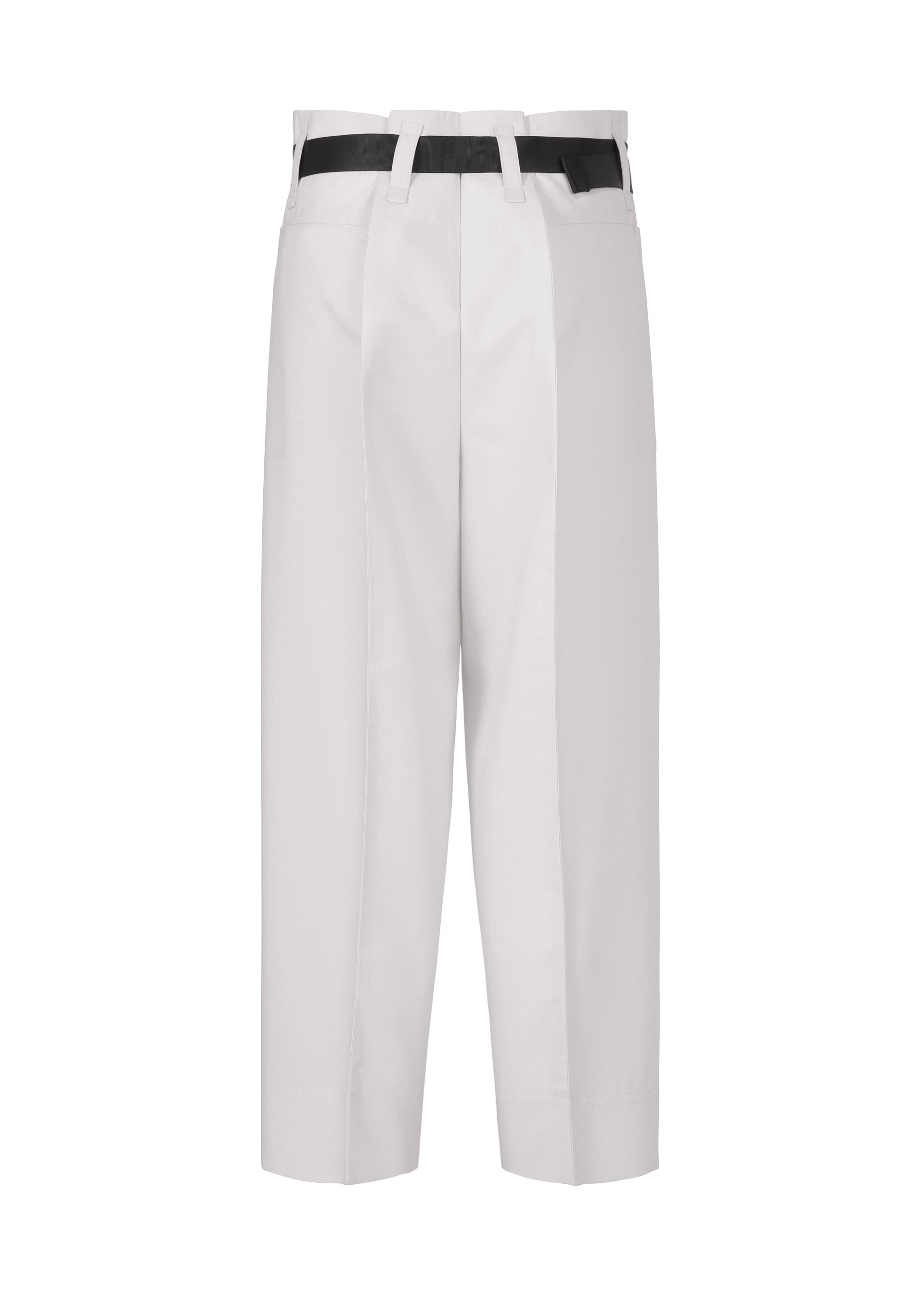 A detail shot of the 132 5. Issey Miyake 132 5. FLAT 1 trousers.