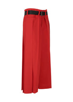 A detail shot of the 132 5. Issey Miyake FLAT SIDE FOLD trousers.