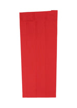 A detail shot of the 132 5. ISSEY MIYAKE FLAT SIDE FOLD trousers.