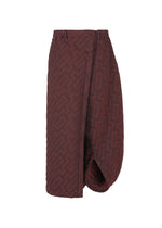 ONE CLOTH PUFF Trousers Bordeaux