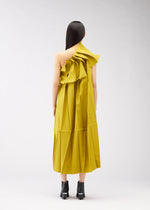 A model wears the 132 5. Issey Miyake NO.3 dress.