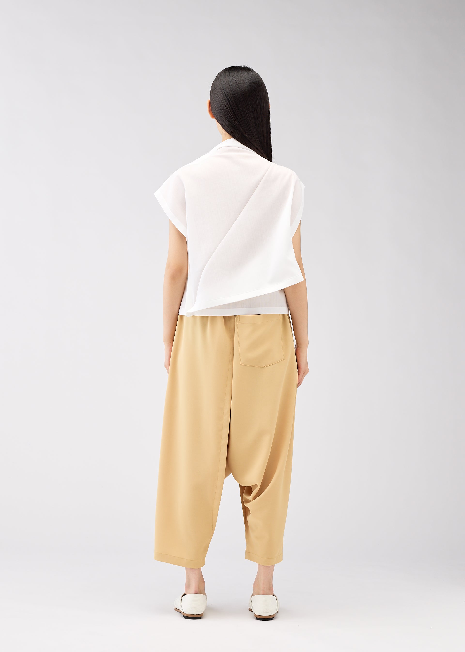 SQUARE RAMIE Top Green