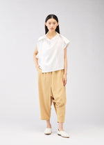 SQUARE RAMIE Top Green