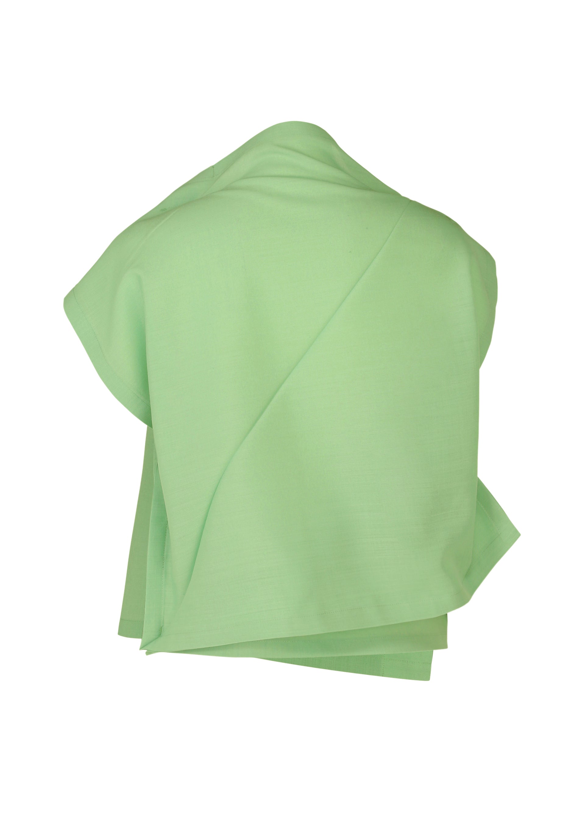 SQUARE RAMIE Top Green