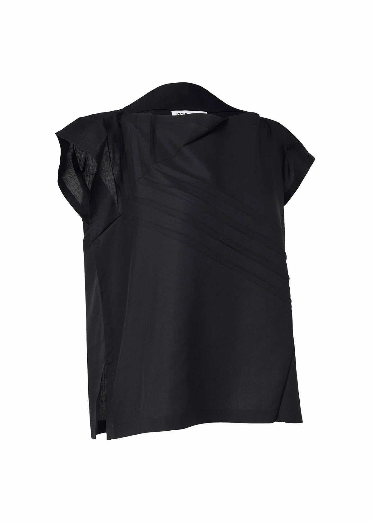 PLEATS T BASIC Top Black