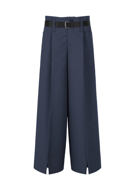 A product shot of the 132 5. ISSEY MIYAKE 132 5. FLAT 2 trousers in navy.