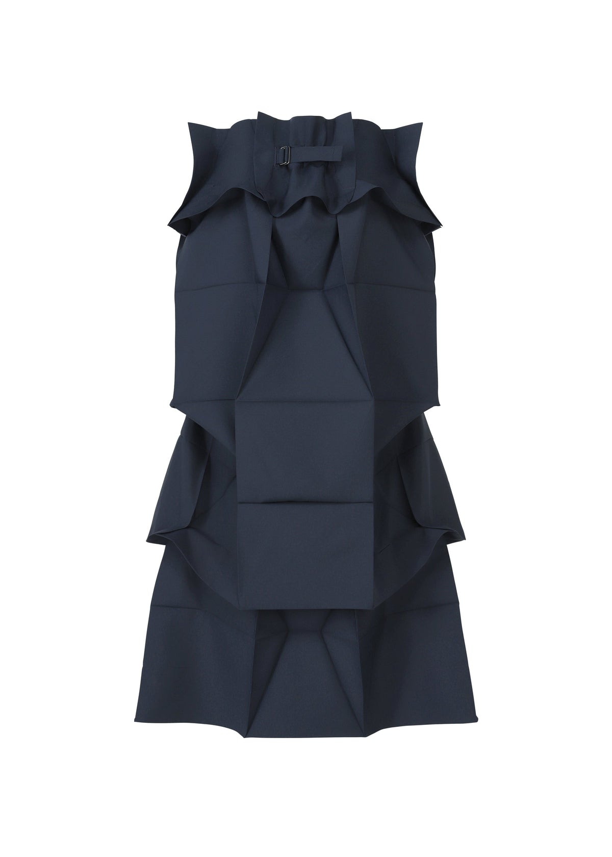 A detail shot of the 132 5. ISSEY MIYAKE NO.6 SOLID skirt.