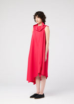 A model wears the 132 5. Issey Miyake SEAMLESS dress.