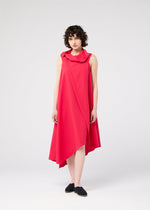 A model wears the 132 5. Issey Miyake SEAMLESS dress.