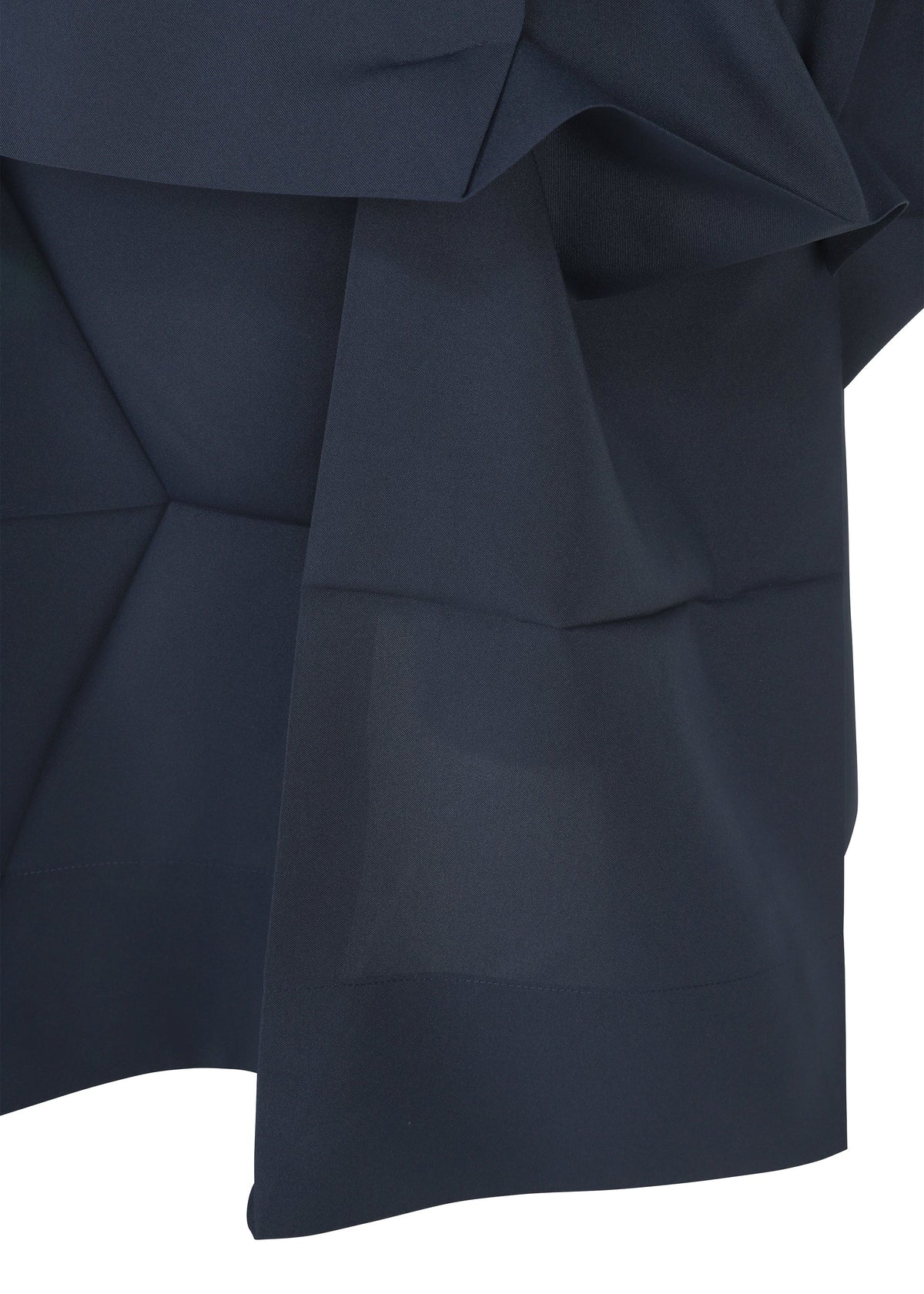 A detail shot of the 132 5. ISSEY MIYAKE NO.6 SOLID dress.