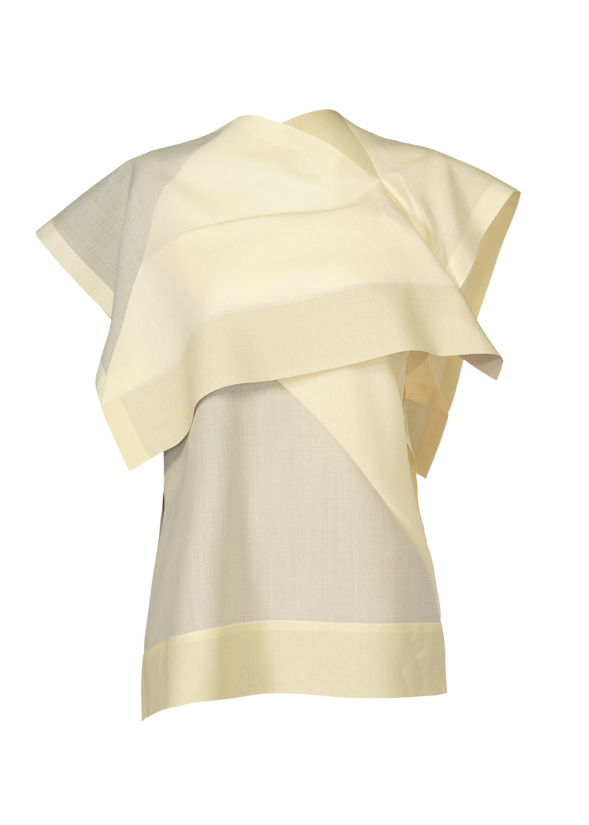 A product shot of the 132 5. Issey Miyake FOLD RAMIE PRINT shirt in .