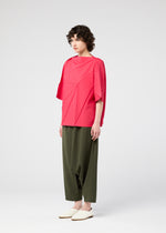 CHEMISE PLIÉE RADIALE Haut noir