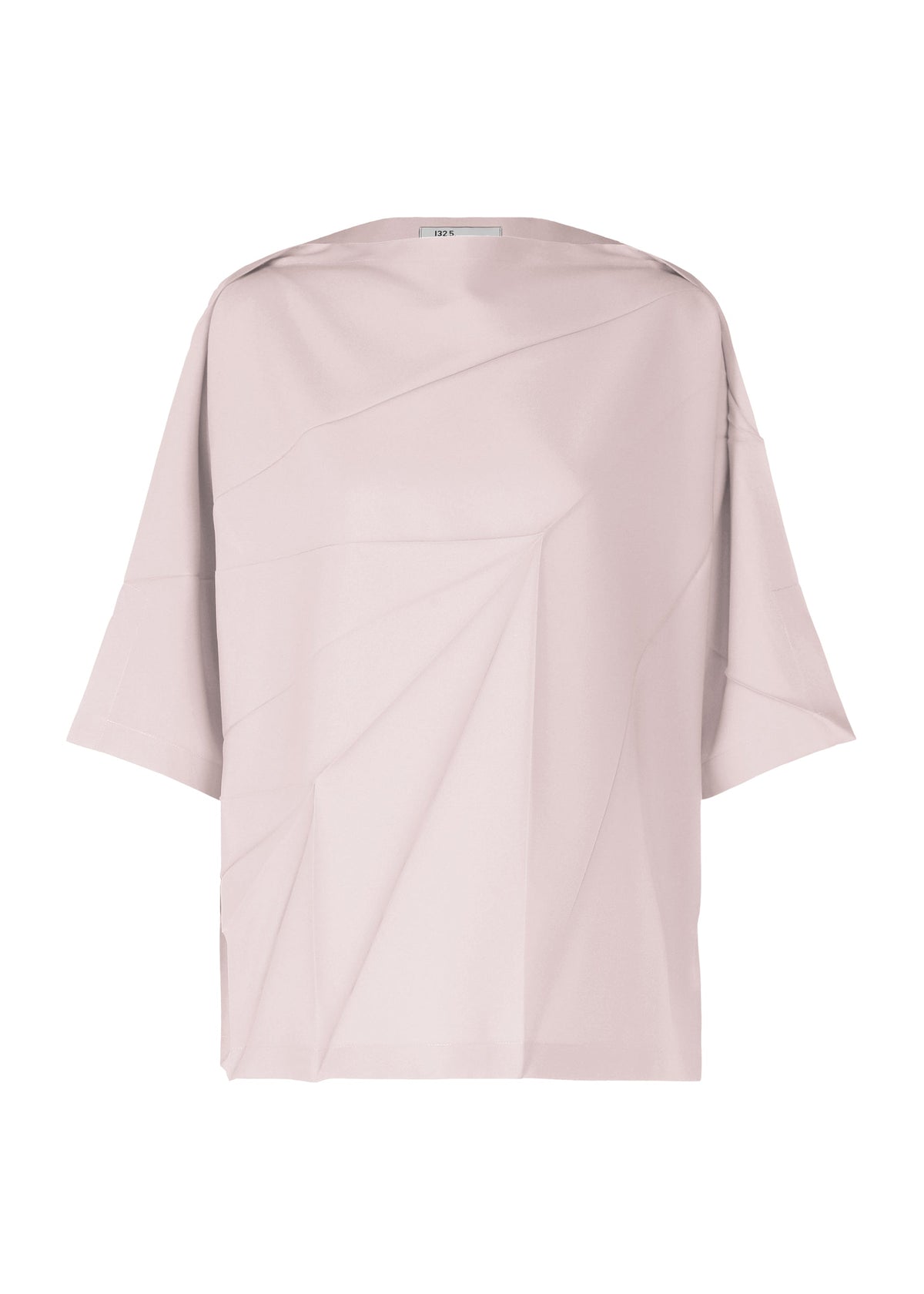 A product shot of the 132 5. Issey Miyake RADIAL FOLD Top top in misty rose (20), recurring_style.
