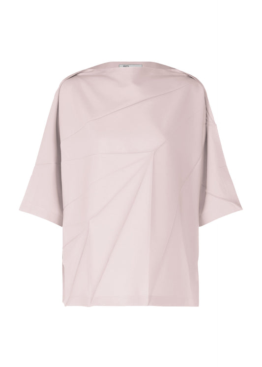 A product shot of the 132 5. Issey Miyake RADIAL FOLD Top top in misty rose (20), recurring_style.