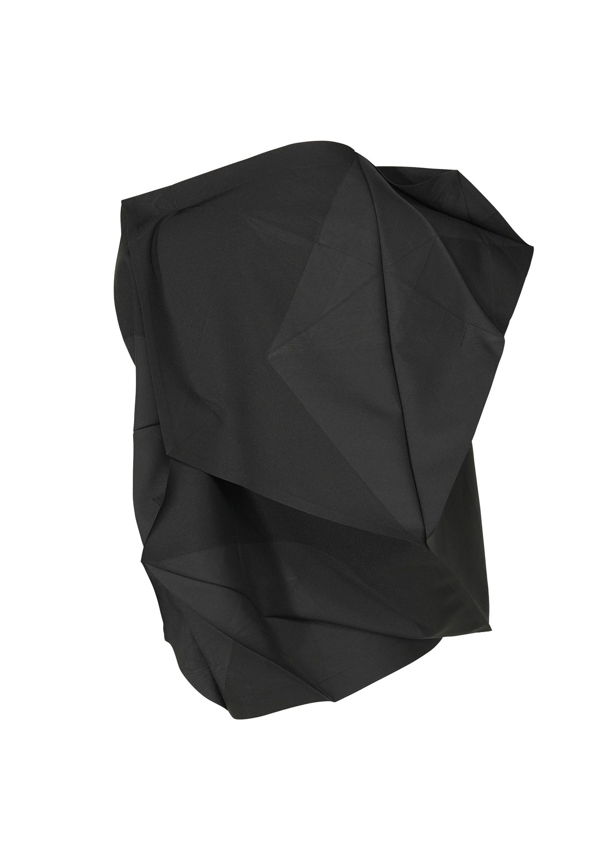 A detail shot of the 132 5 ISSEY MIYAKE PENTAGON prêt à porter.