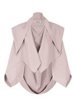 A product shot of the 132 5. Issey Miyake SEAMLESS cardigan in misty rose (20), recurring_style.