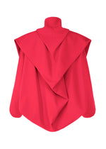 A detail shot of the 132 5. Issey Miyake SEAMLESS cardigan.