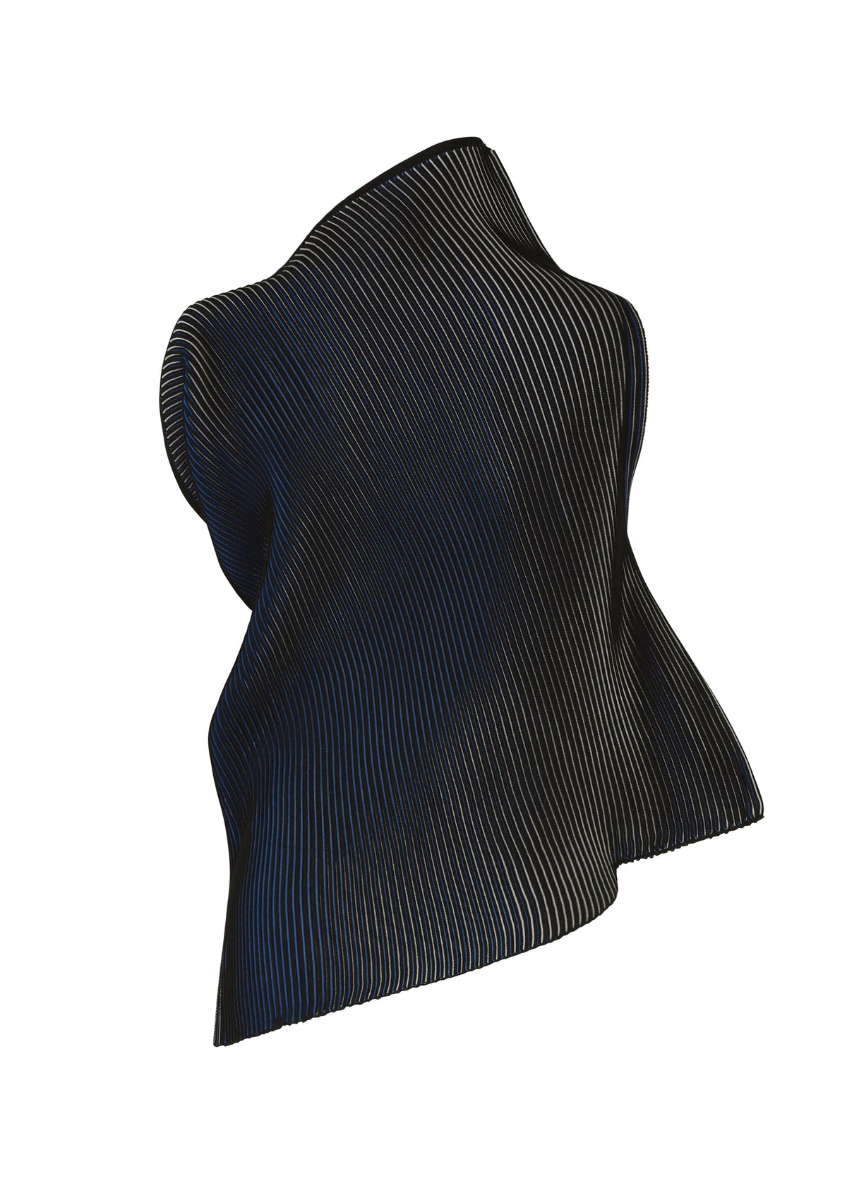 A detail shot of the 132 5. Issey Miyake FACET KNIT prêt à porter.