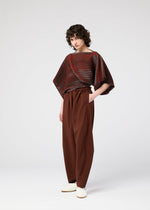 A model wears the 132 5. Issey Miyake FACET KNIT prêt à porter.