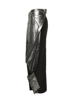 A detail shot of the 132 5. ISSEY MIYAKE F-BT trousers.