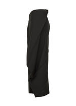 A detail shot of the 132 5. ISSEY MIYAKE F-BT trousers.