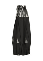 A detail shot of the 132 5. ISSEY MIYAKE No.3-1 trousers.