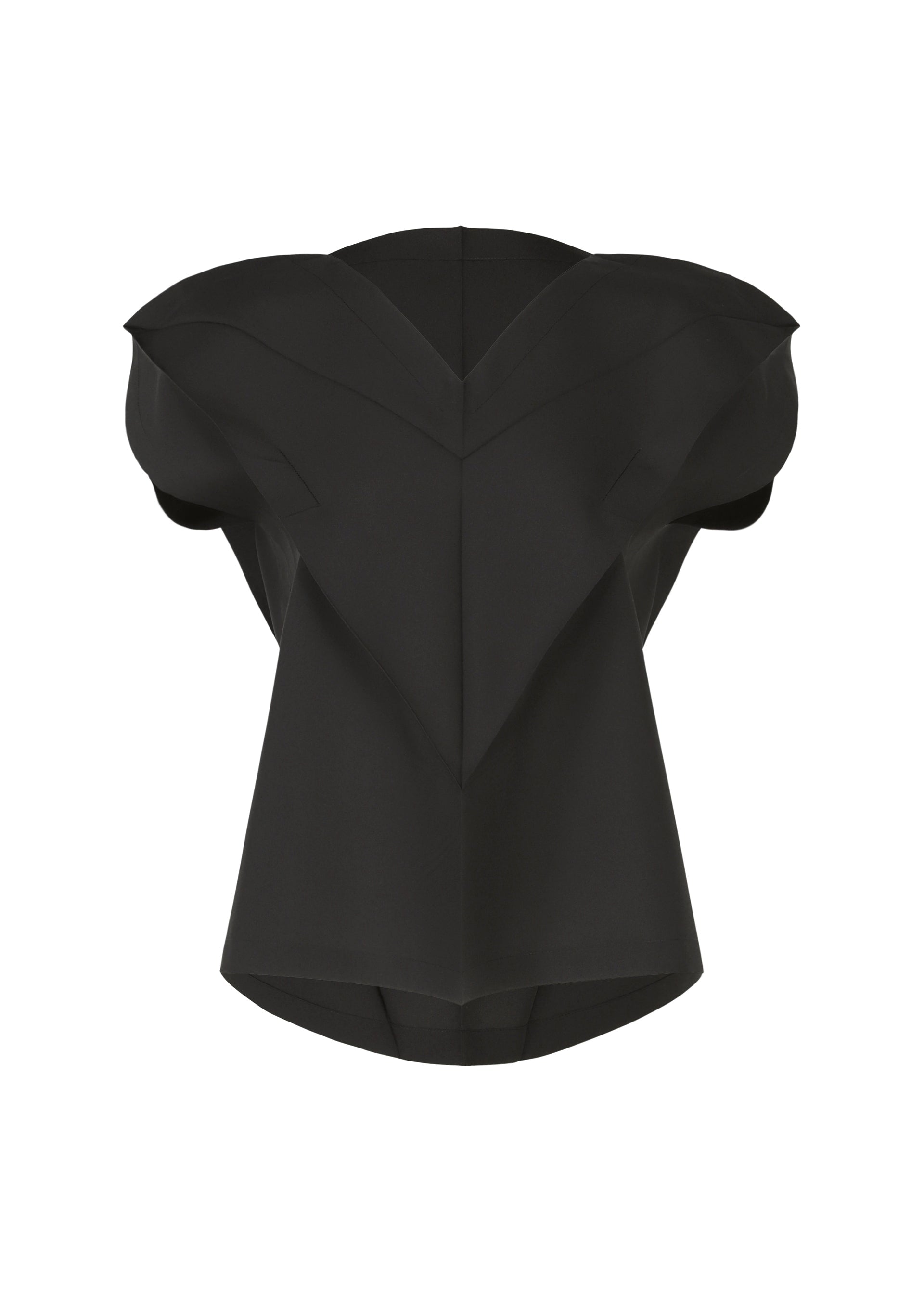 A product shot of the 132 5. ISSEY MIYAKE F-SH-1 shirt in black.
