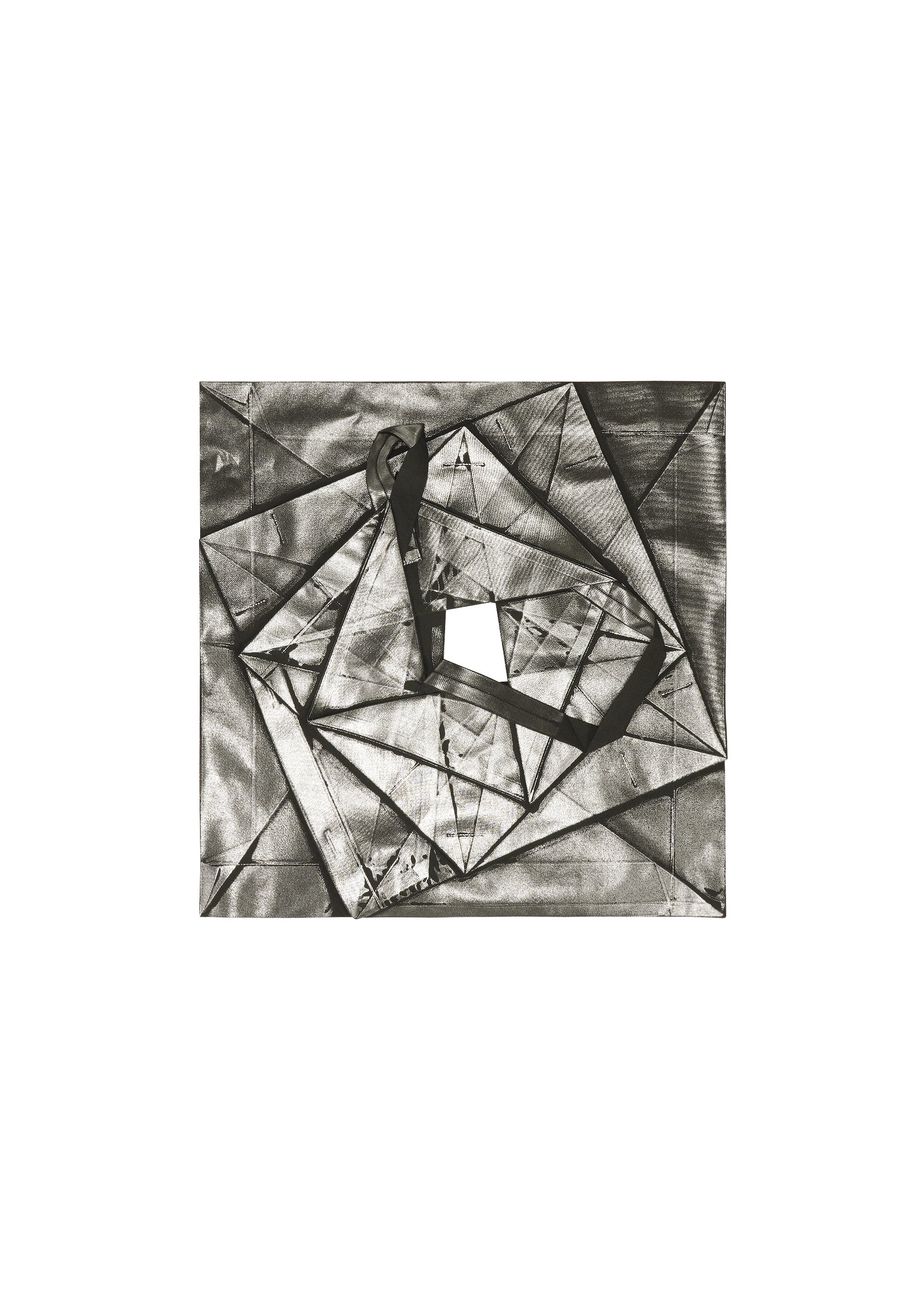 A detail shot of the 132 5. ISSEY MIYAKE No.1-1 shirt.