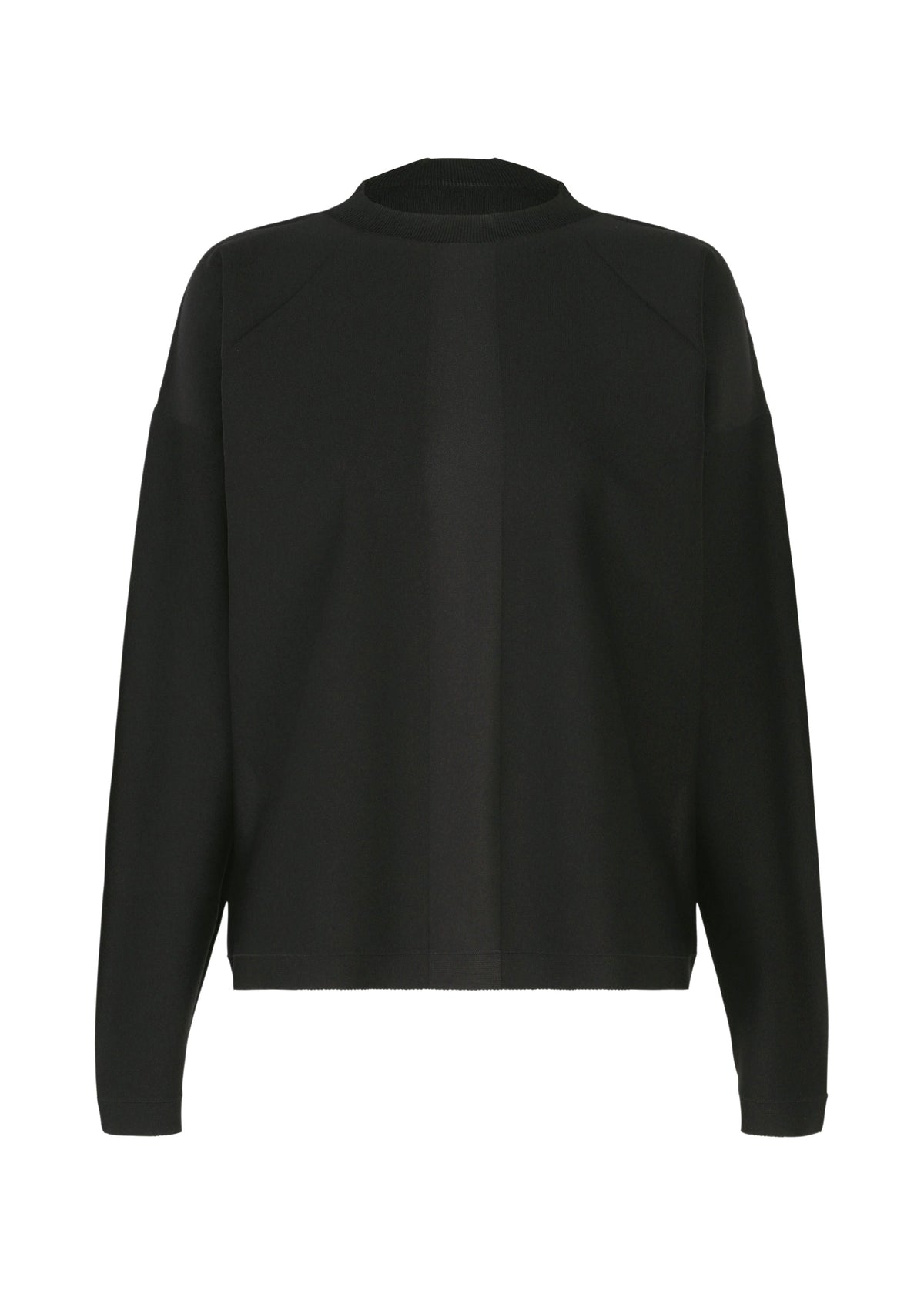 A product shot of the 132 5. ISSEY MIYAKE F-KN blouse in black.