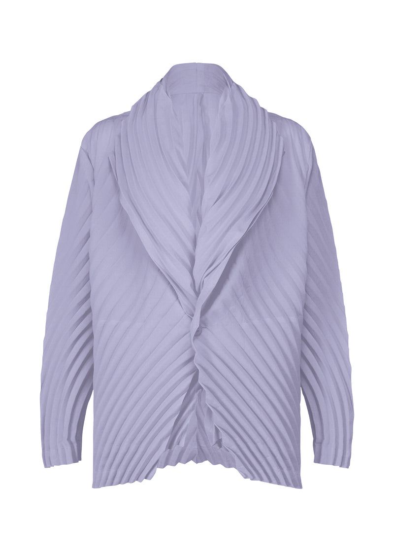 WRAPPED PLEATS Jacket Asagao Purple