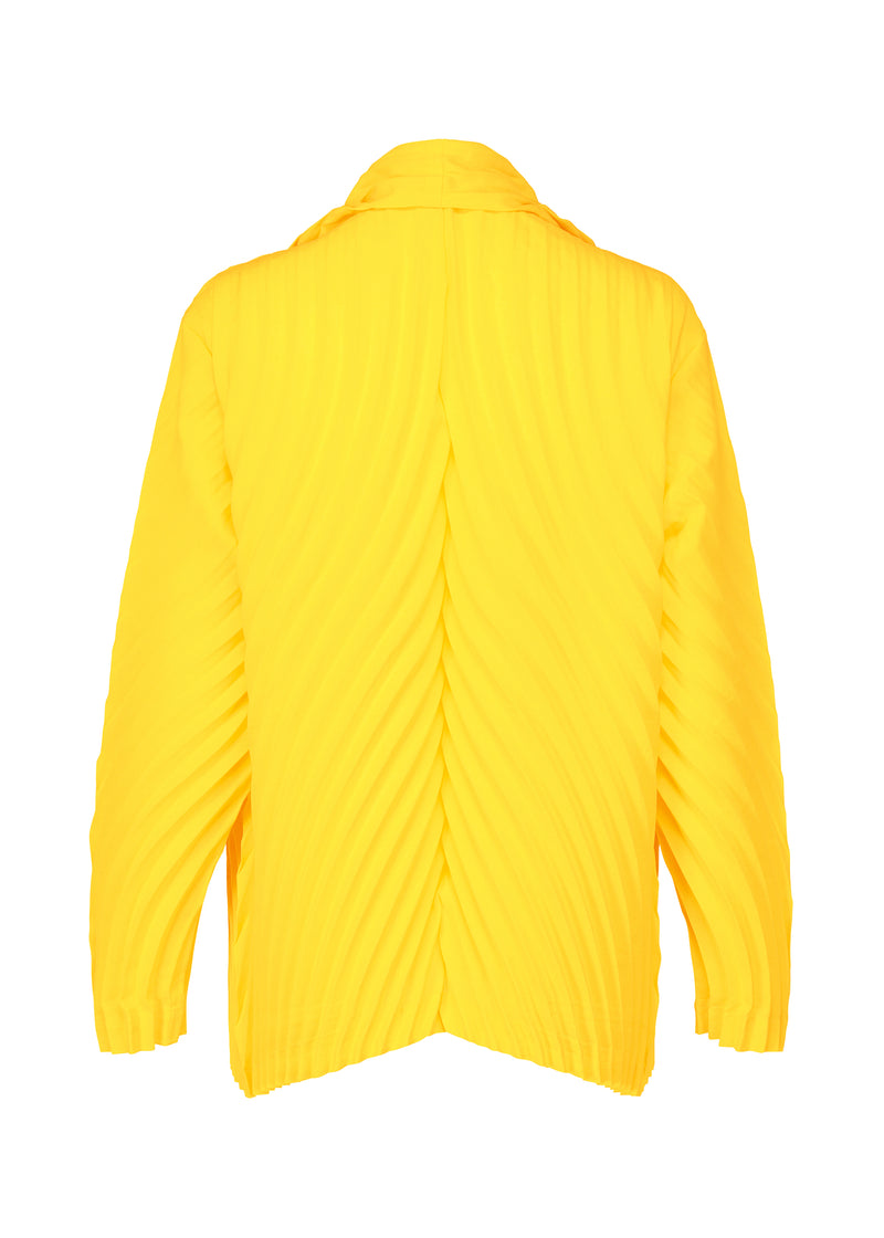 WRAPPED PLEATS Jacket Patrinia Yellow