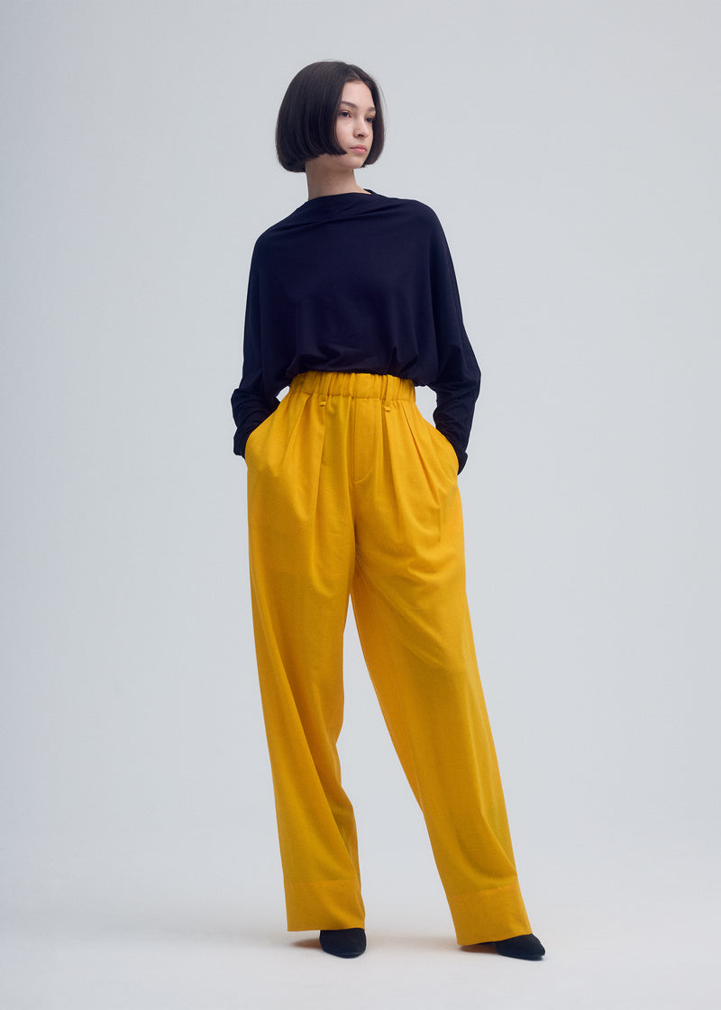 ENCLOTHE LAYERED Trousers Portulaca Yellow