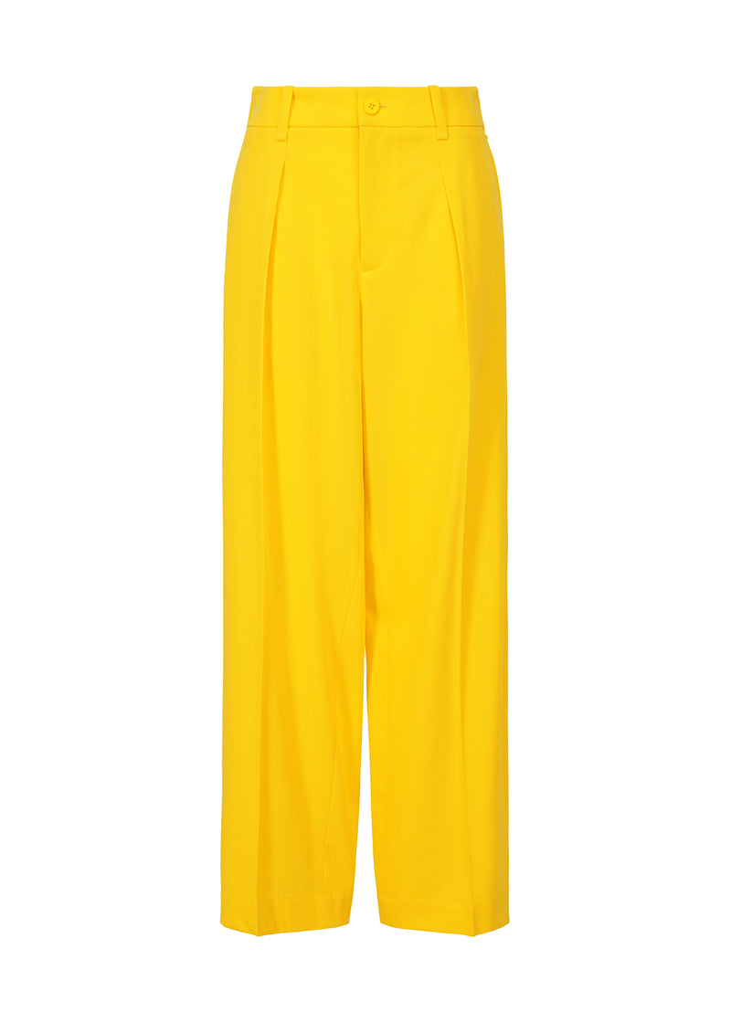 WOOL GABARDINE Trousers Patrinia Yellow